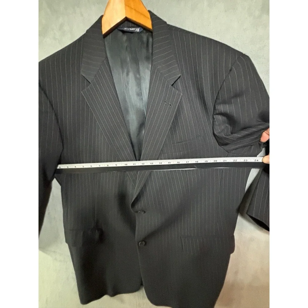 Vintage Burberrys Blazer Men's Sport Coat Pinstripe Classic Blazer USA 44R